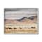 Stupell Industries Wild Horses Roaming Across Western Landscape in Gray Frame Wall Art